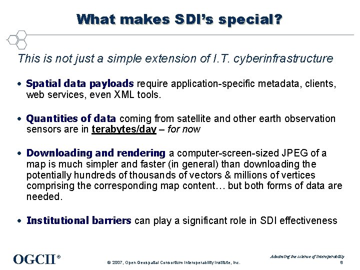 What makes SDI’s special? This is not just a simple extension of I. T.