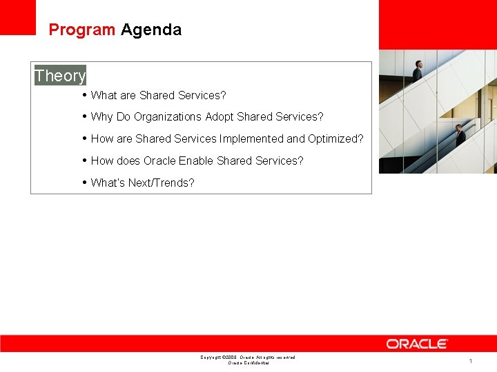 Program Agenda Theory • What are Shared Services? • Why Do Organizations Adopt Shared