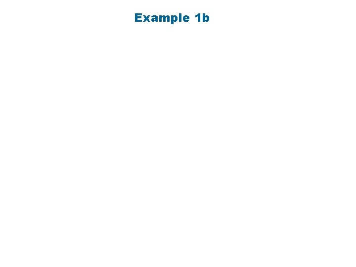 Example 1 b 