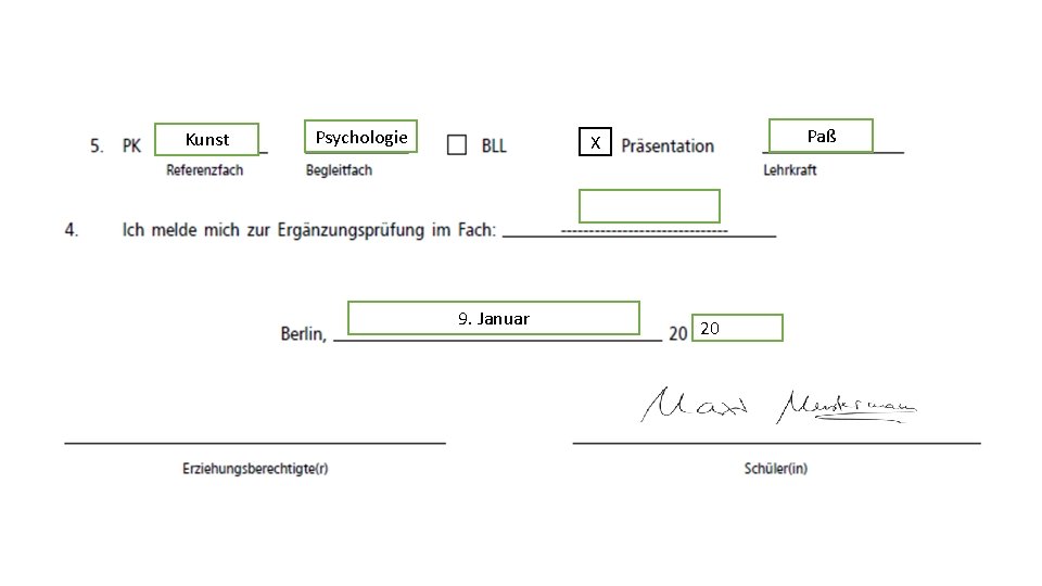 Kunst Psychologie Paß X 9. Januar 20 