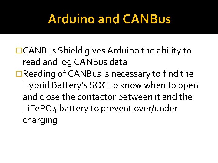 Arduino and CANBus �CANBus Shield gives Arduino the ability to read and log CANBus