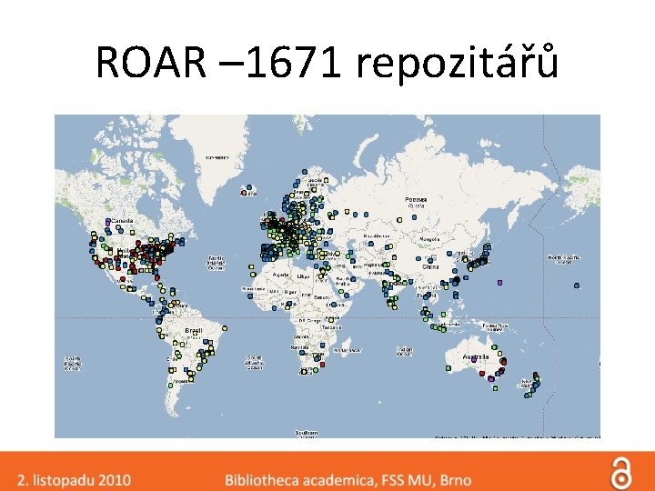ROAR – 1671 repozitářů 