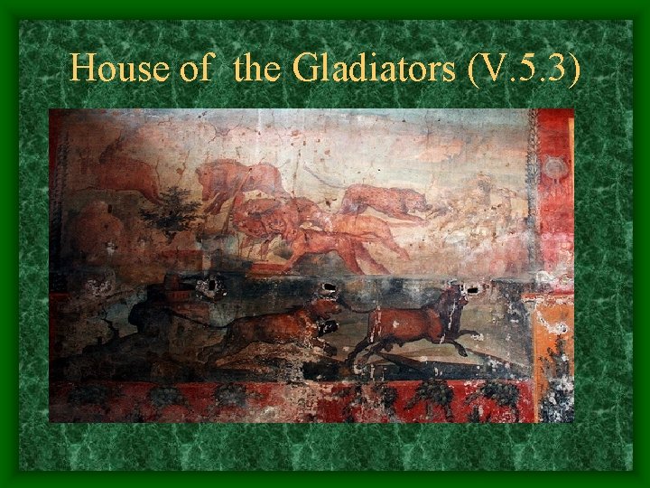 House of the Gladiators (V. 5. 3) 