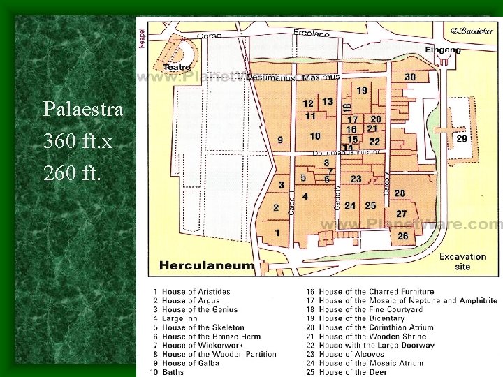 Herculaneum Palaestra 360 ft. x 260 ft. 