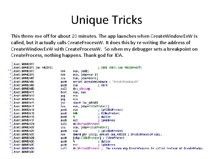 Unique Tricks This threw me off for about 20 minutes. The app launches when