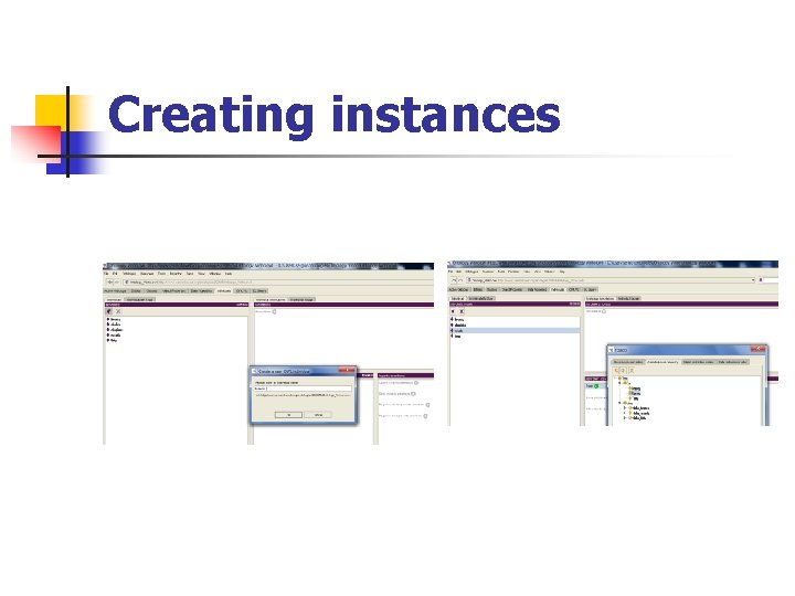 Creating instances Creating instances