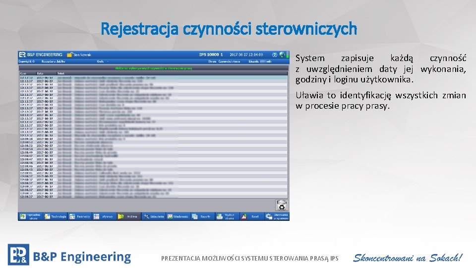 Rejestracja czynności sterowniczych Kliknij, aby edytować styl • Kliknij, aby edytować style wzorca tekstu