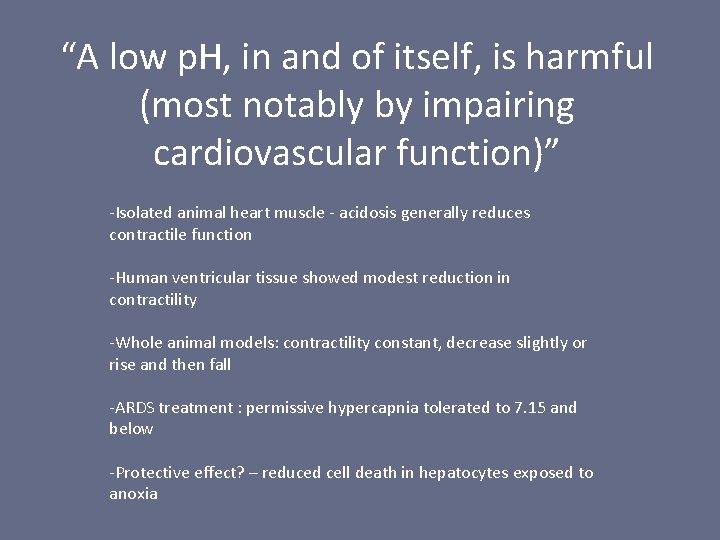 “A low p. H, in and of itself, is harmful (most notably by impairing