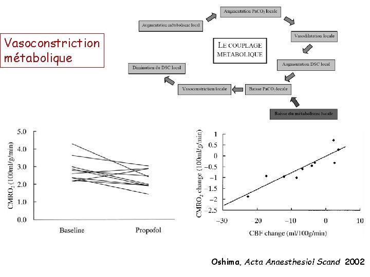 Vasoconstriction métabolique Oshima, Acta Anaesthesiol Scand 2002 