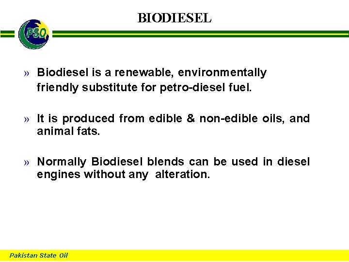 BIODIESEL B » Biodiesel is a renewable, environmentally friendly substitute for petro-diesel fuel. »