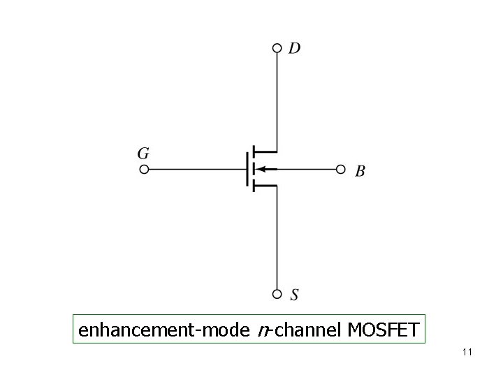 enhancement-mode n-channel MOSFET 11 