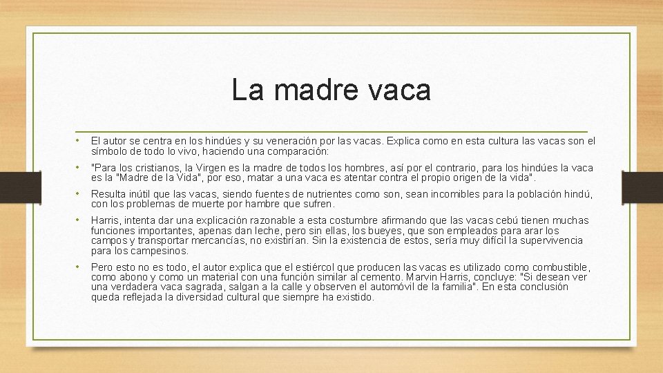 La madre vaca • El autor se centra en los hindúes y su veneración