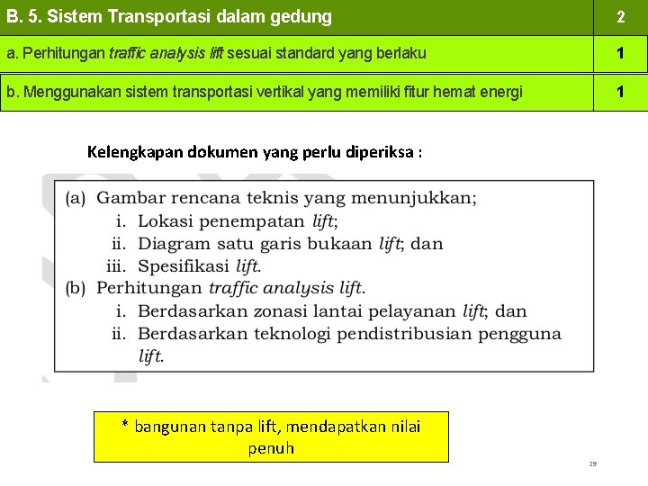 B. 5. Sistem Transportasi dalam gedung 2 a. Perhitungan traffic analysis lift sesuai standard