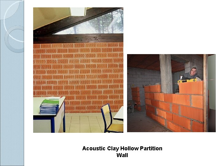 Acoustic Clay Hollow Partition Wall 