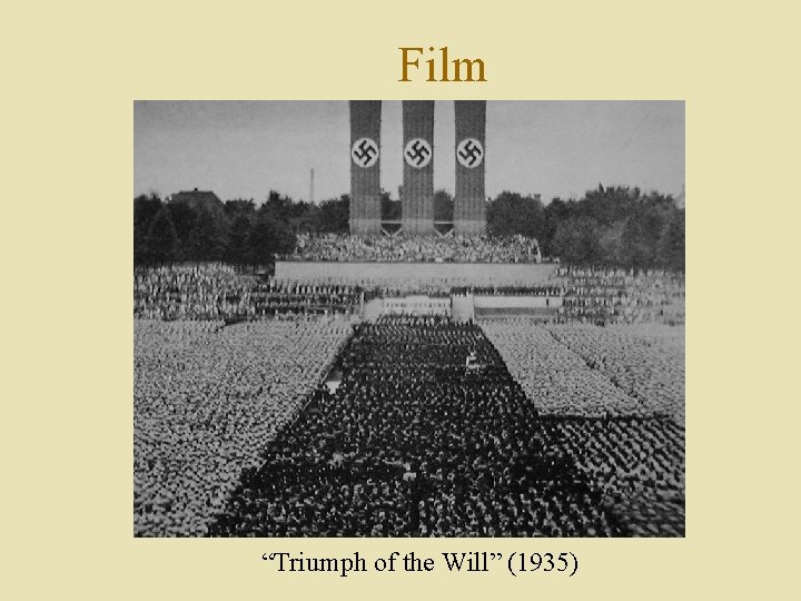 Film “Triumph of the Will” (1935) 