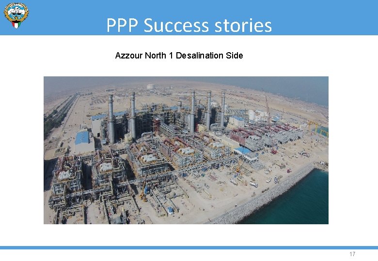 PPP Success stories Azzour North 1 Desalination Side 17 