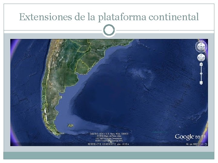 Extensiones de la plataforma continental 