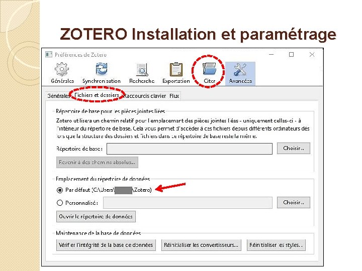 ZOTERO Installation et paramétrage 