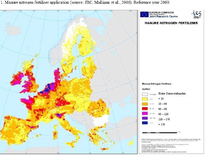 Keine Daten vorhanden < 10 10 – 40 40 – 80 80 – 120