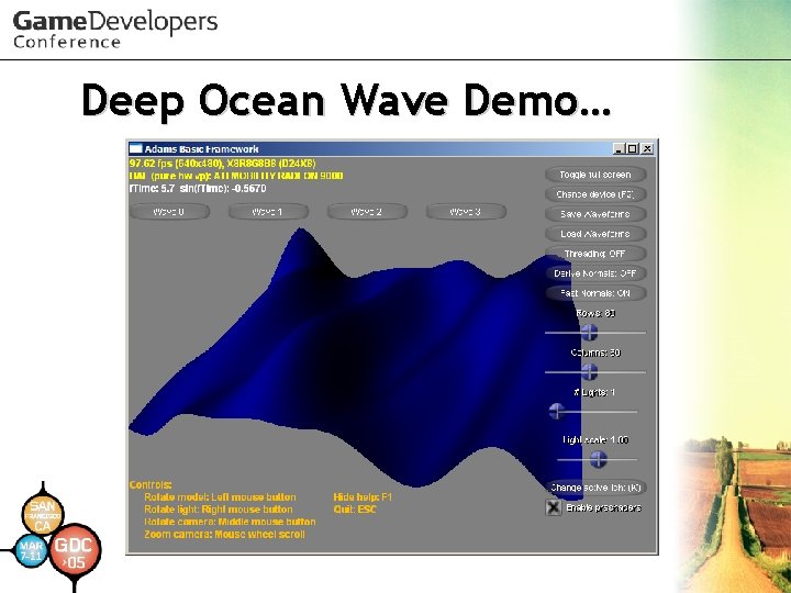 Deep Ocean Wave Demo… Deep Ocean Wave Demo…