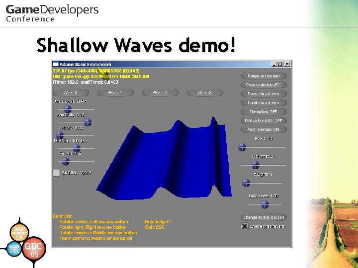 Shallow Waves demo! Image from [Seafriends 04] 