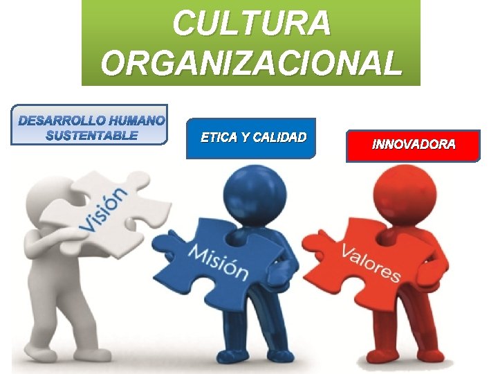 CULTURA ORGANIZACIONAL ETICA Y CALIDAD INNOVADORA 