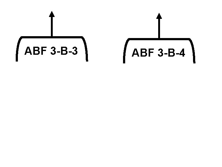 ABF 3 -B-3 ABF 3 -B-4 ABF 3 -B-3 ABF 3 -B-4