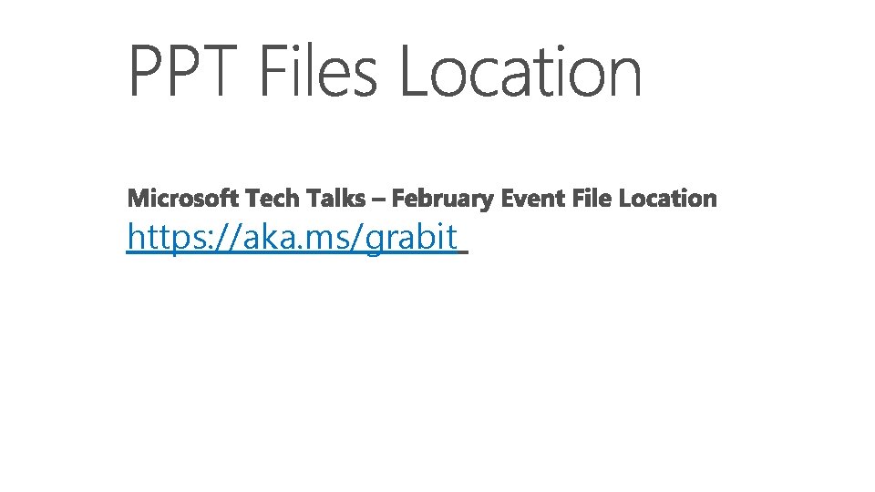 https: //aka. ms/grabit 