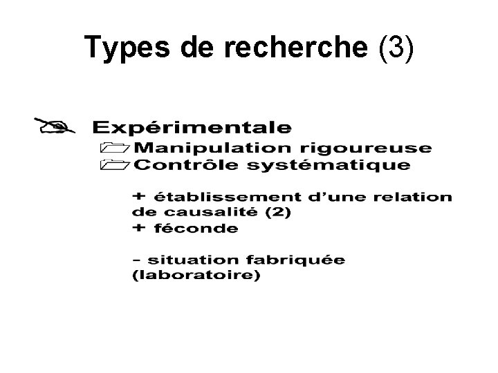 Types de recherche (3) 