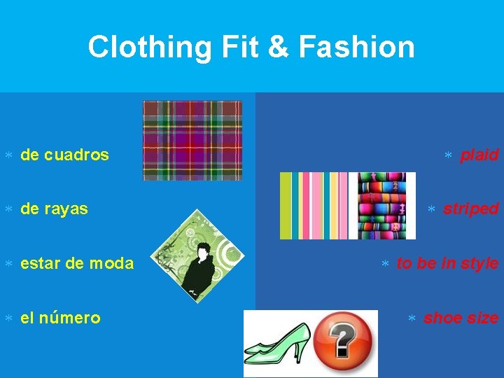 Clothing Fit & Fashion de cuadros de rayas estar de moda el número plaid