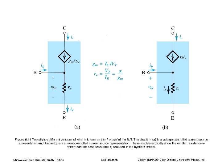 Microelectronic Circuits, Sixth Edition Sedra/Smith Copyright © 2010 by Oxford University Press, Inc. Microelectronic Circuits, Sixth Edition Sedra/Smith Copyright © 2010 by Oxford University Press, Inc.