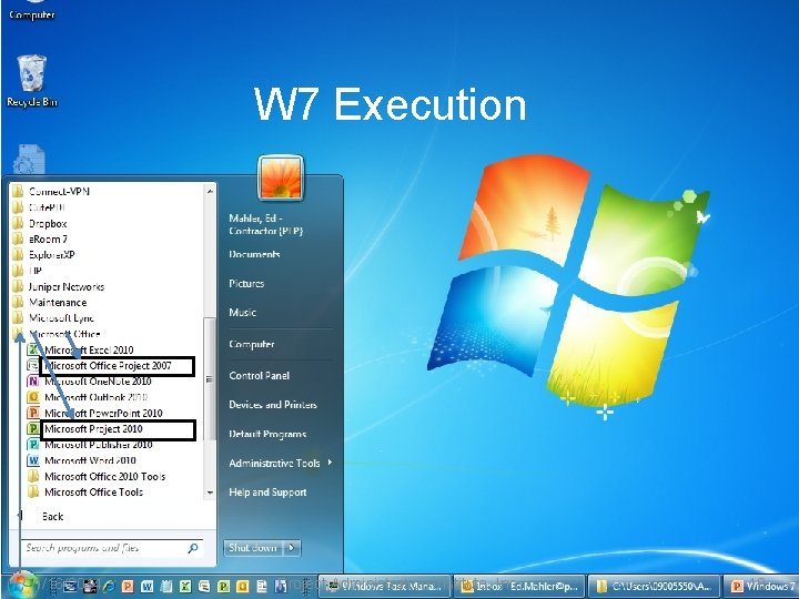 W 7 Execution 1/16/2014 Project Administration Institute, Inc. 19 