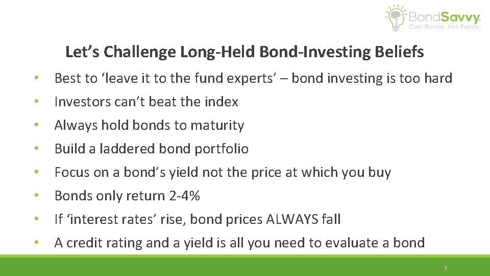 Let’s Challenge Long-Held Bond-Investing Beliefs • Best to ‘leave it to the fund experts’