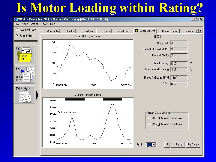 Is Motor Loading within Rating? 