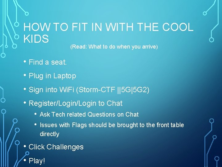 HOW TO FIT IN WITH THE COOL KIDS (Read: What to do when you