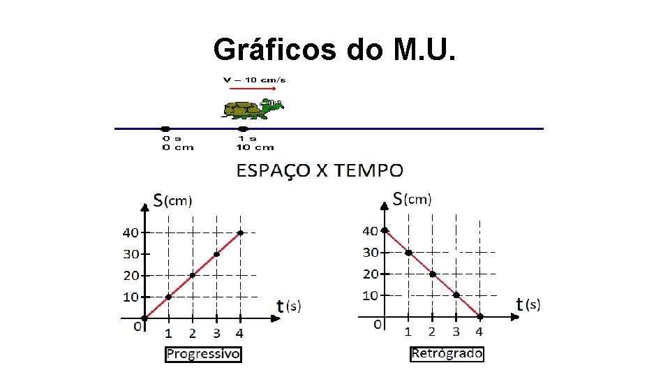 Gráficos do M. U. 