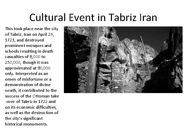 Cultural Event in Tabriz Iran This took place near the city of Tabriz, Iran