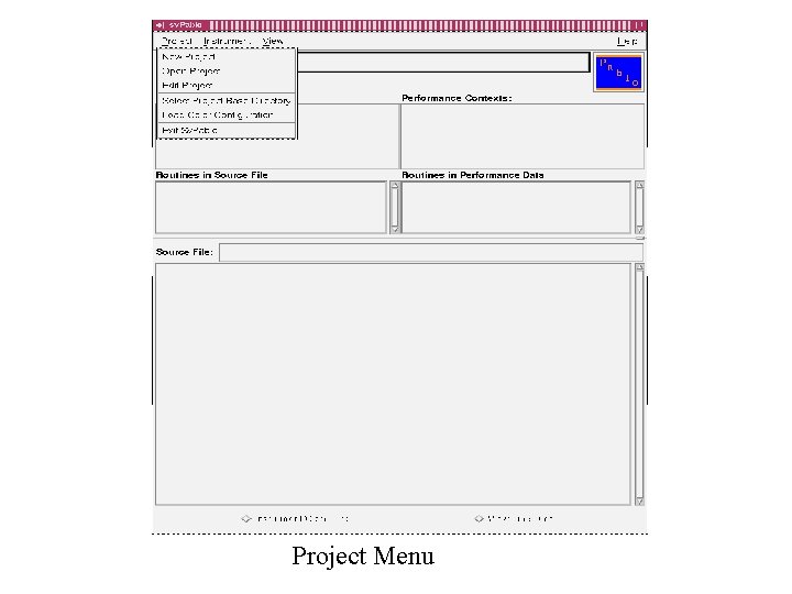 Project Menu 