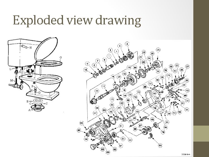 Exploded view drawing 
