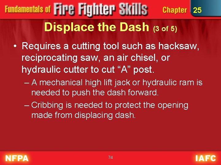 25 Displace the Dash (3 of 5) • Requires a cutting tool such as 25 Displace the Dash (3 of 5) • Requires a cutting tool such as