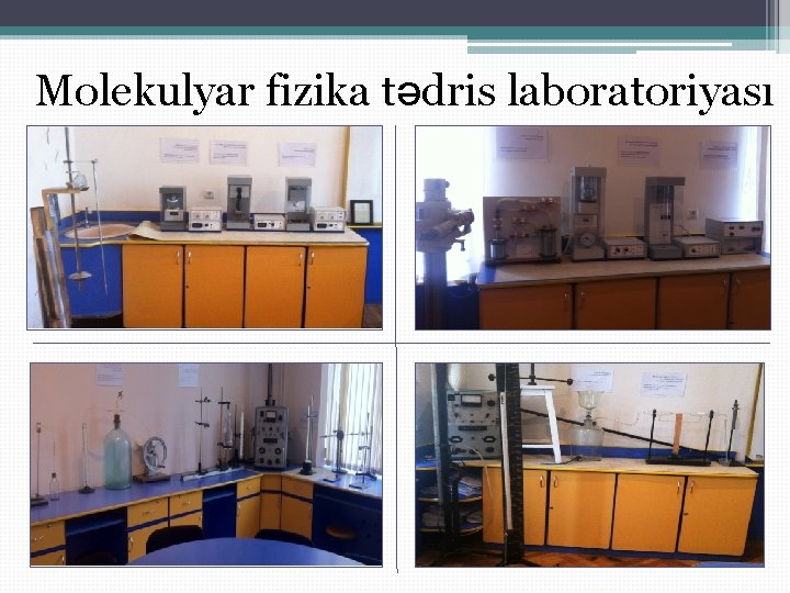 Molekulyar fizika tədris laboratoriyası 