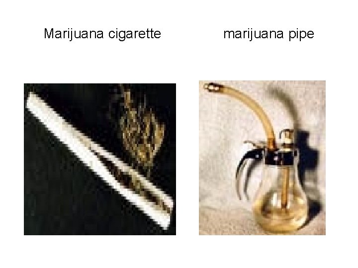 Marijuana cigarette marijuana pipe 