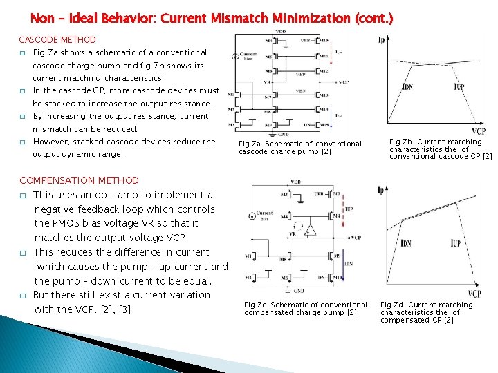 Non – Ideal Behavior: Current Mismatch Minimization (cont. ) CASCODE METHOD � Fig 7