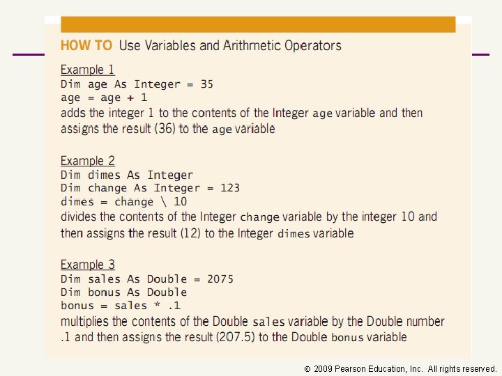  2009 Pearson Education, Inc. All rights reserved. 