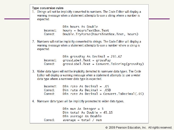 2009 Pearson Education, Inc. All rights reserved. 