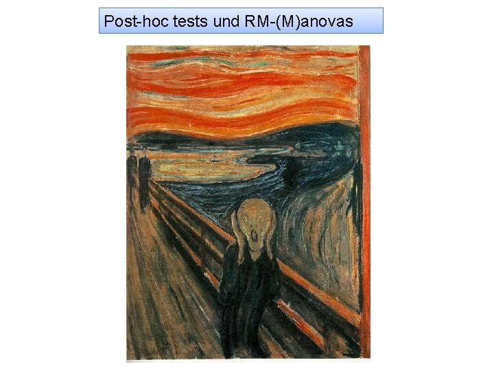 Post-hoc tests und RM-(M)anovas 