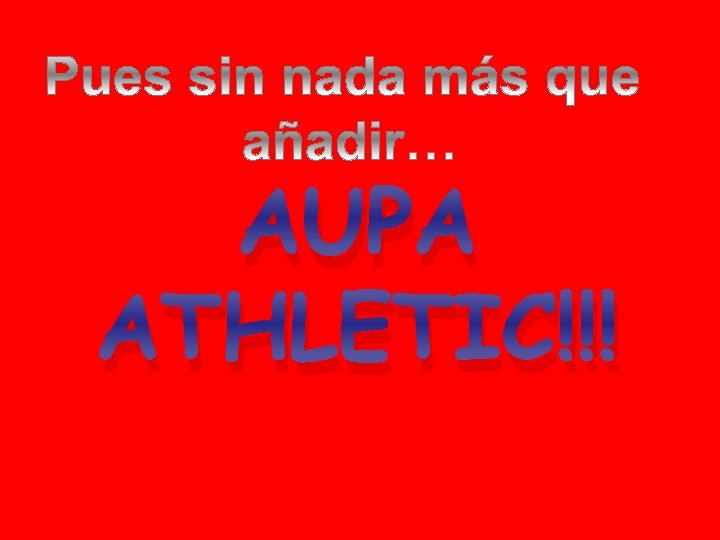 AUPA ATHLETIC!!! 