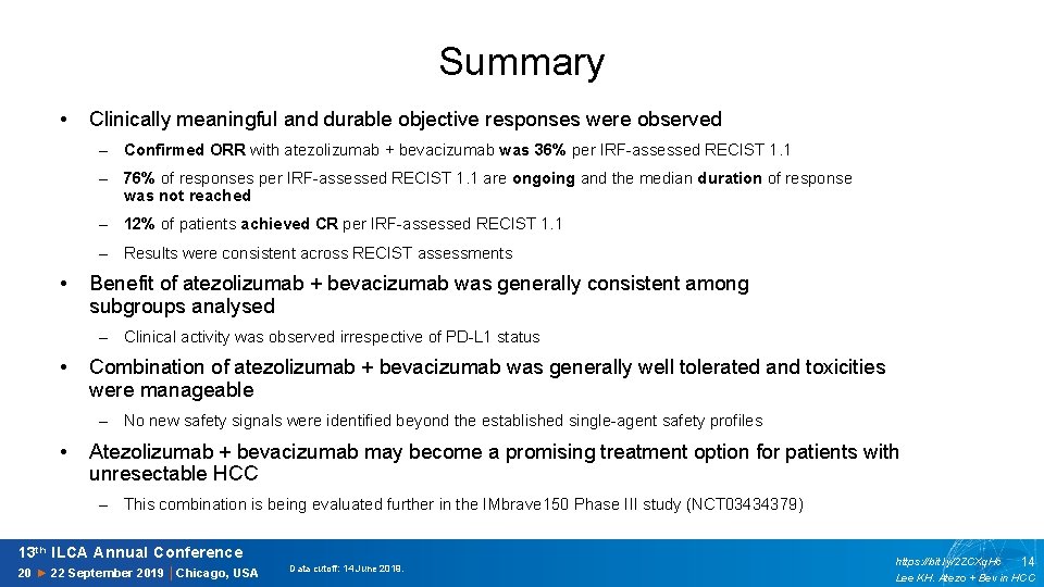 Summary • Clinically meaningful and durable objective responses were observed – Confirmed ORR with