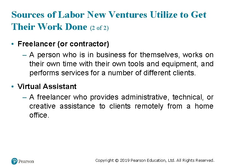 Sources of Labor New Ventures Utilize to Get Their Work Done (2 of 2)