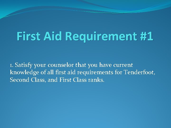 BSA Troop 780 First Aid Training Merit Badge